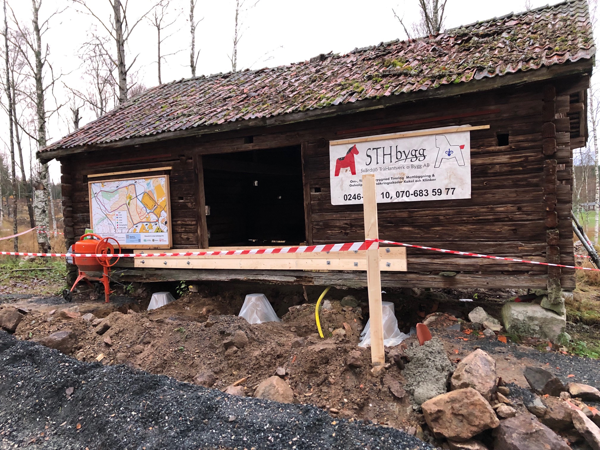 image: Nu renoverar vi ladan!